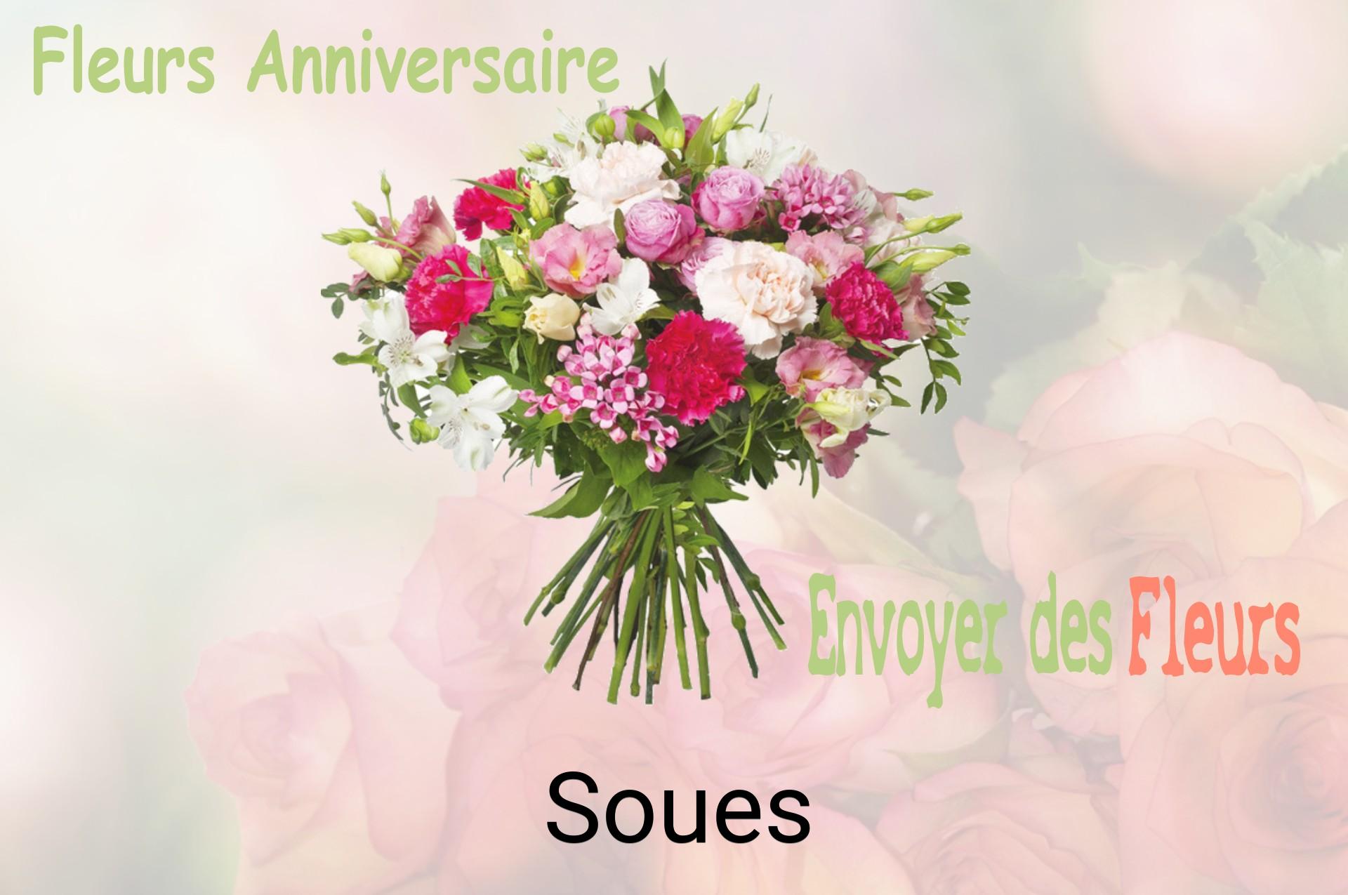 Bouquet de fleurs d’anniversaire livré à Soues